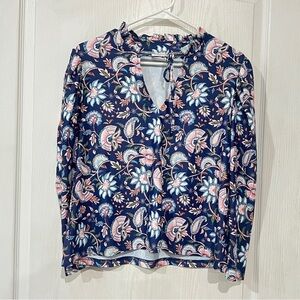 FINAL PRICE Smith & Quinn Floral Navy Blouse